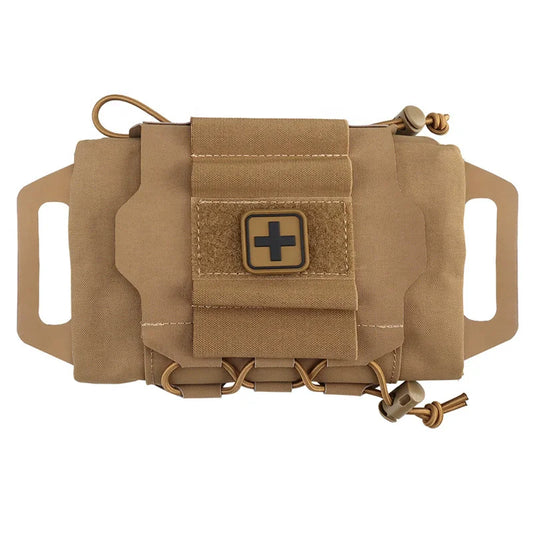 IRONDONEKY Nylon Survival Bag IFAK Medical Pouch Camouflage Molle EMT First Aid Kit for Hunting Emergency Tactical Use