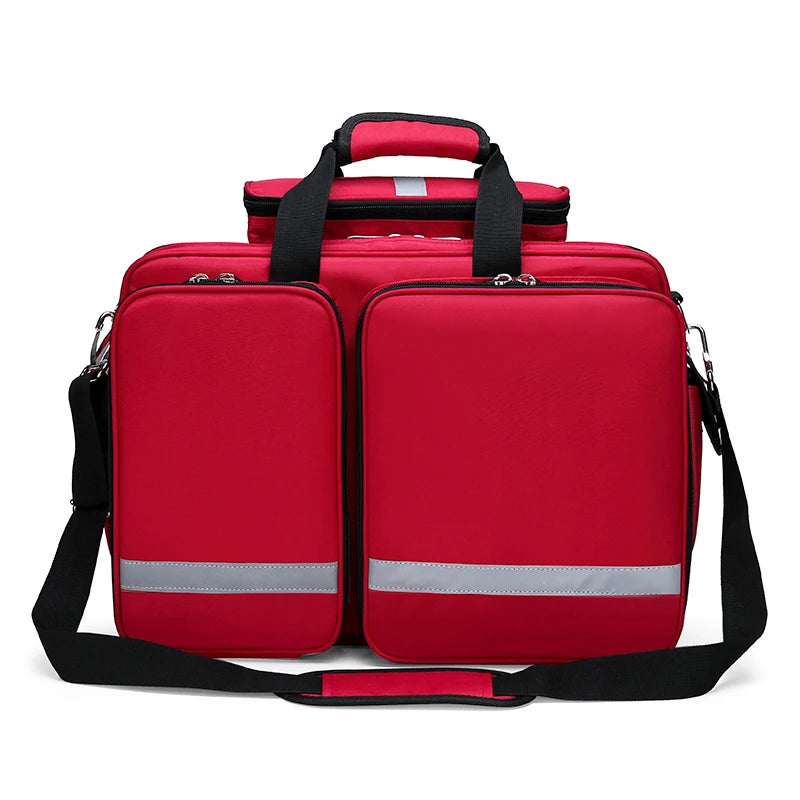 Empty First Aid Kit Waterproof Multi-function Reflective Rescue Bag Home Travel Sport Emergency Medical Case Doctor Visiting Bag