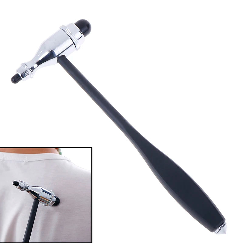 Multifunctional Neurological Buck Hammer Percussor Diagnostic Reflex Percussion Dual Head Percussion Hammer Medical Tool Kit