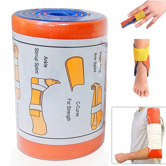 First Aid Universal Aluminum Splint Roll Medical Survival Polymer For Fixture Bone Emergency Medical Kit Outdoor Travel