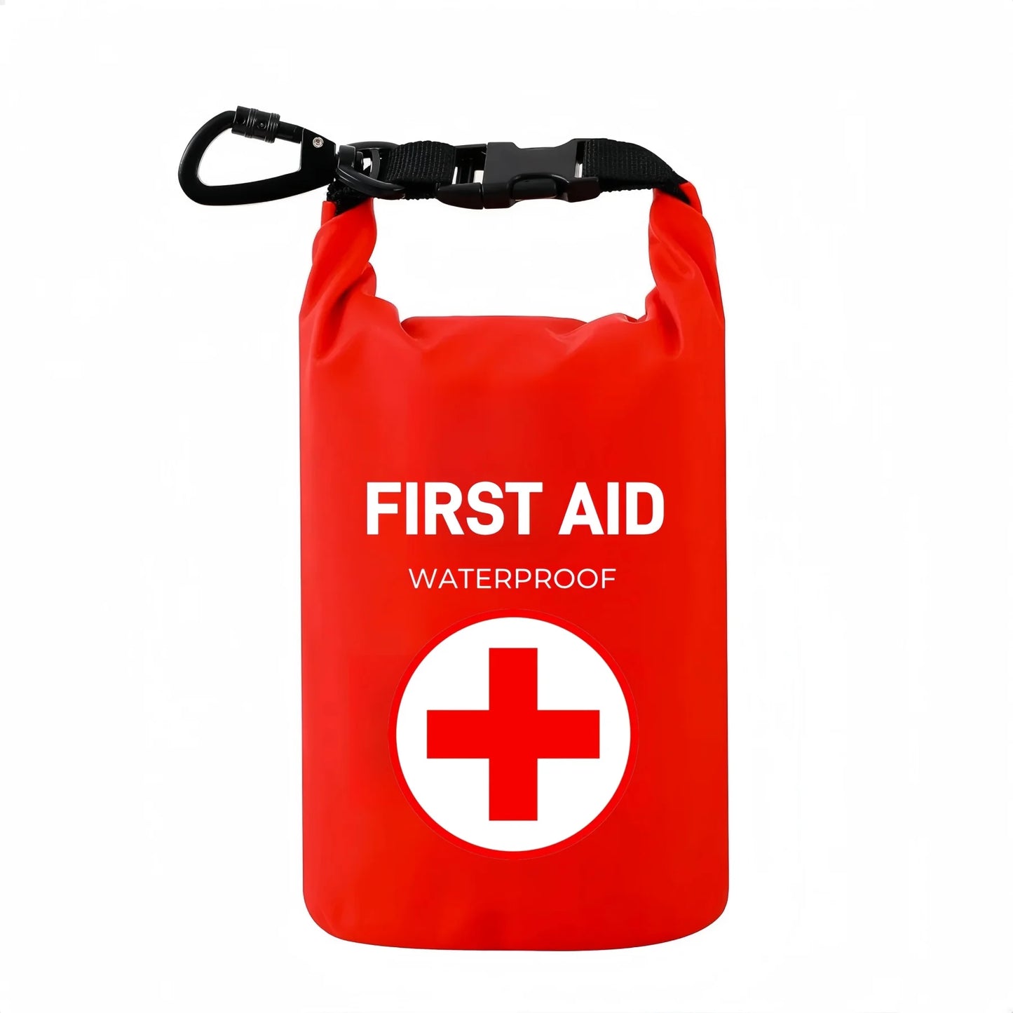 2L Waterproof First Aid Bag Roll Top Emergency Kit Visible Fishing Kayaking Boating Swimming Camping Rafting Survival Outdoor